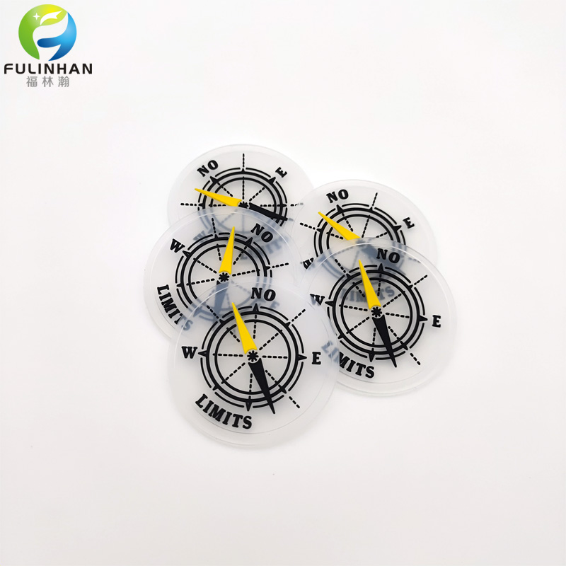 outdoor transparent rubber badges