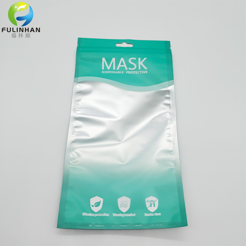 display siliver mask polybags