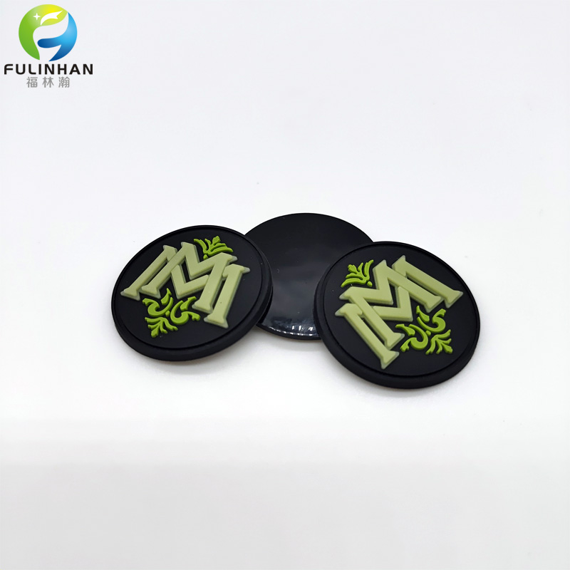 embossed logo rubber patches