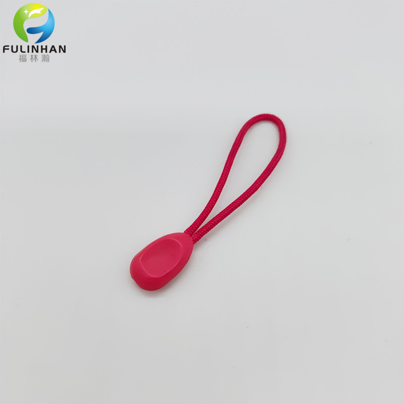 rose red zipper puller