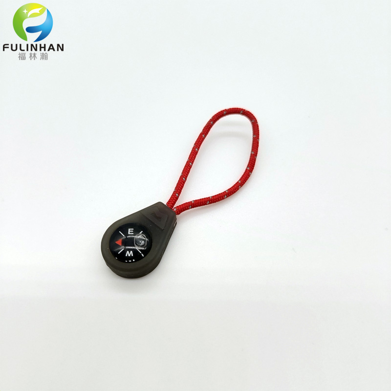 compass zipper puller