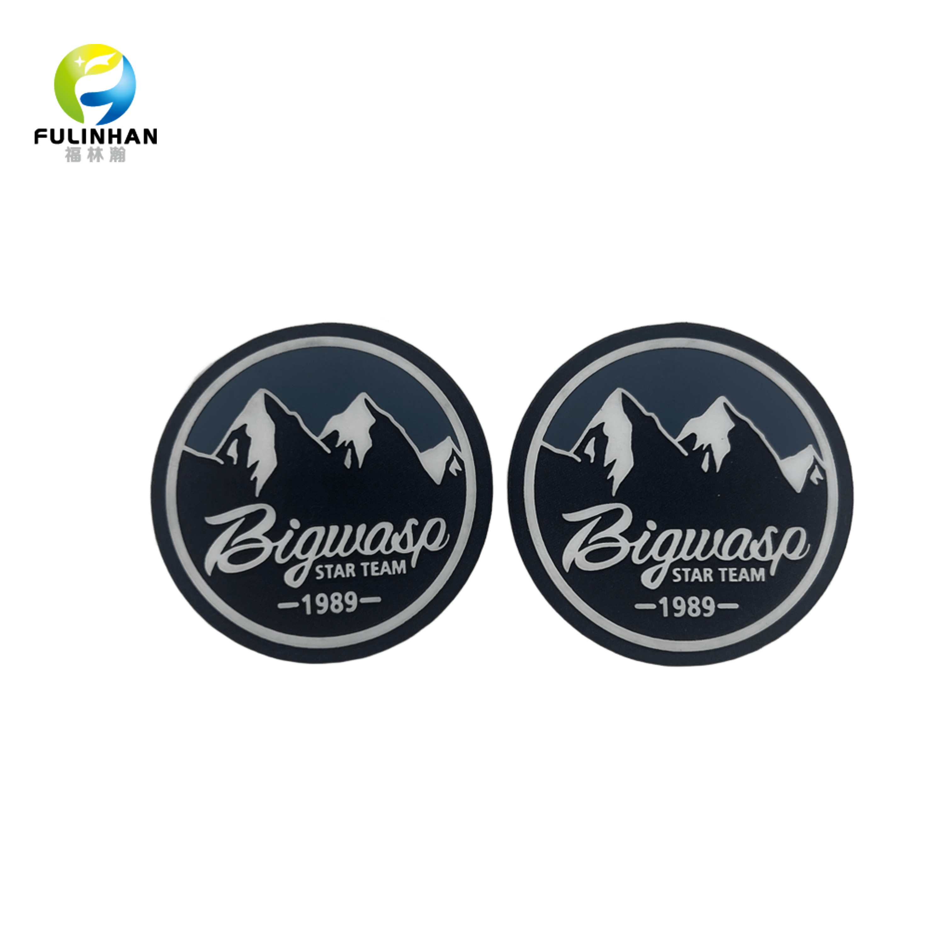 Custom Round Leatherette Patches