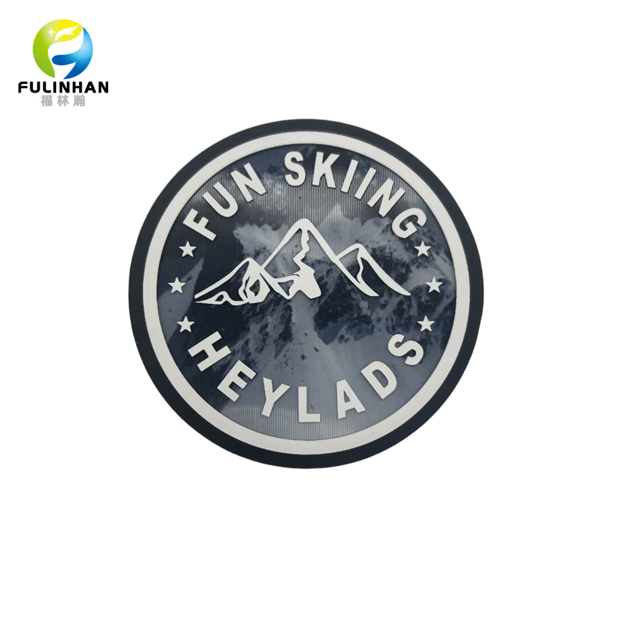 Custom Holographic 3D TPU Patches With Logo