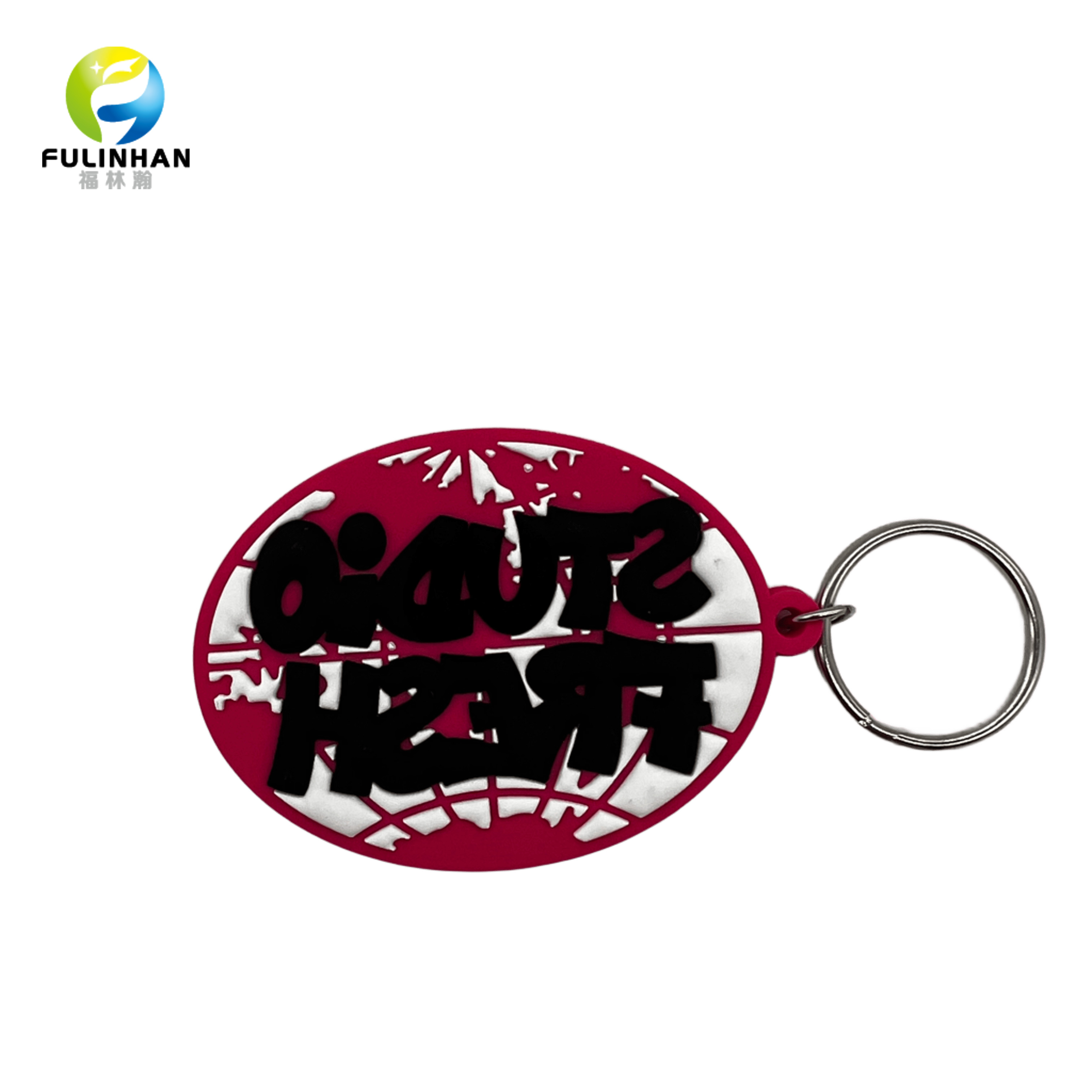 Custom Shaped PVC Rubber Keychains