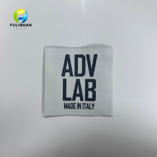 custom logo woven labels for clothing