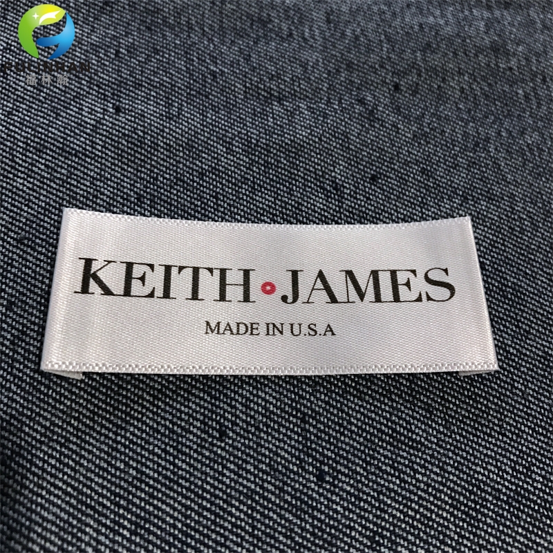 Clothing Printed Satin Labels