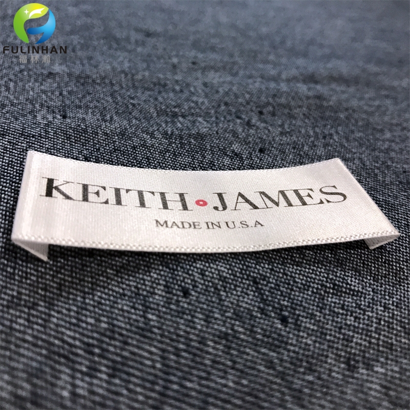 Clothing Printed Satin Labels