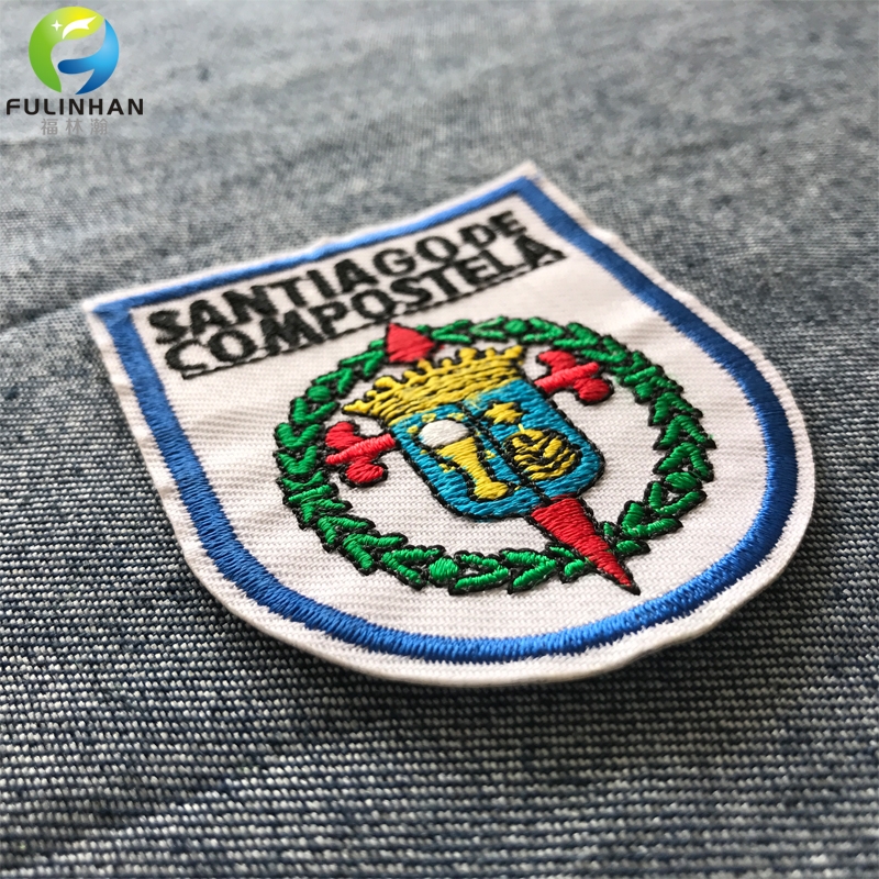 Sportswear Iron On Embroidered Badges Patches