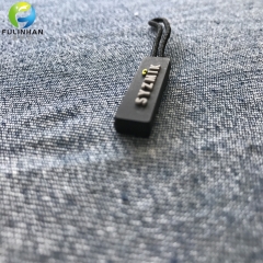 Rope Zipper Pull Tabs with Embossed Logo
