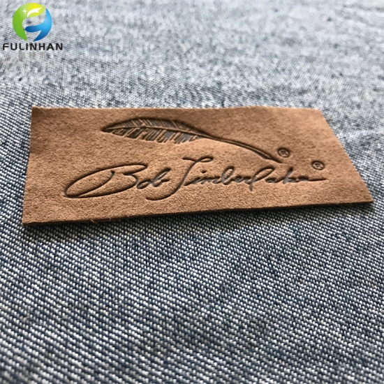 Jeans Leather  embossed labels