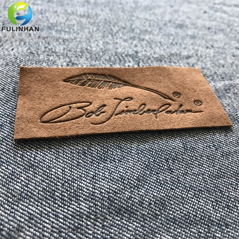 Jeans Leather  embossed labels