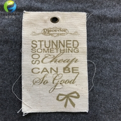 Assembled Fabric Hang Tags for Garments