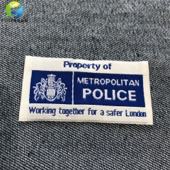 Custom Damask woven labels