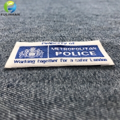 Damask woven labels