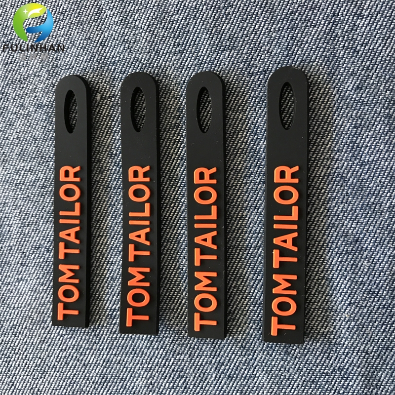 Rubber embossed LOGO Pull Tabs