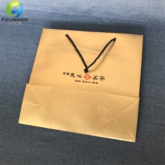 Custom Gold Card Paper Tea Bags
