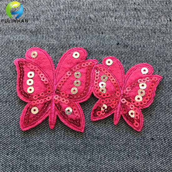 Sew On Embroidered Sequin  Patches
