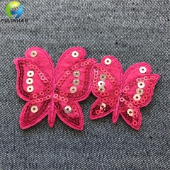 Sew On Embroidered Sequin Beaded Patches