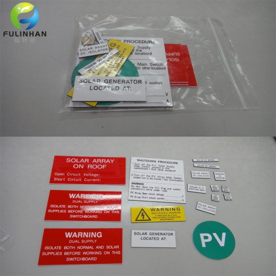 Buy Wholesale China Pv Warning Labels Pv Safety Labels Warning