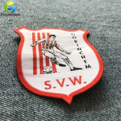 Glue Backing transfer woven patch labels