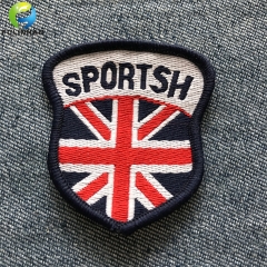 Custom sportswear Woven Patches OEM factory