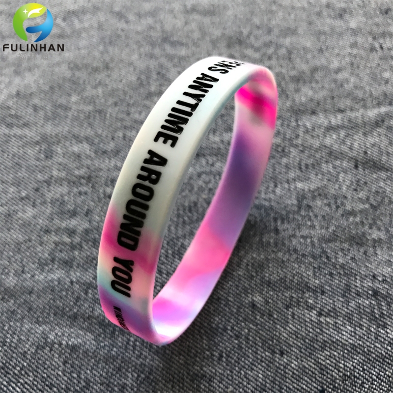 Embossed Silicone Bracelets