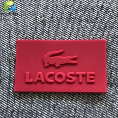 Silicone Embossed Badges for Garments