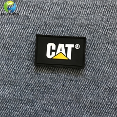 Clothing PVC Rubber embossed badges