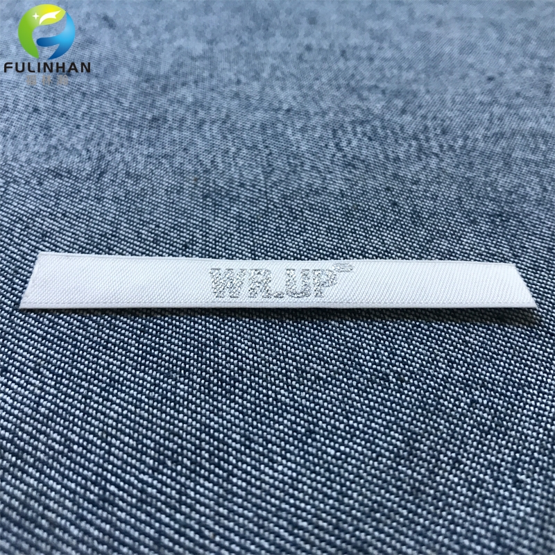 clothes Silver Gliter Woven Label