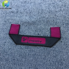 custom clothes mitre fold woven label