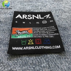 Clothing main woven neck labels