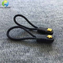 Rope Zipper Pullers with solid  Color Injection