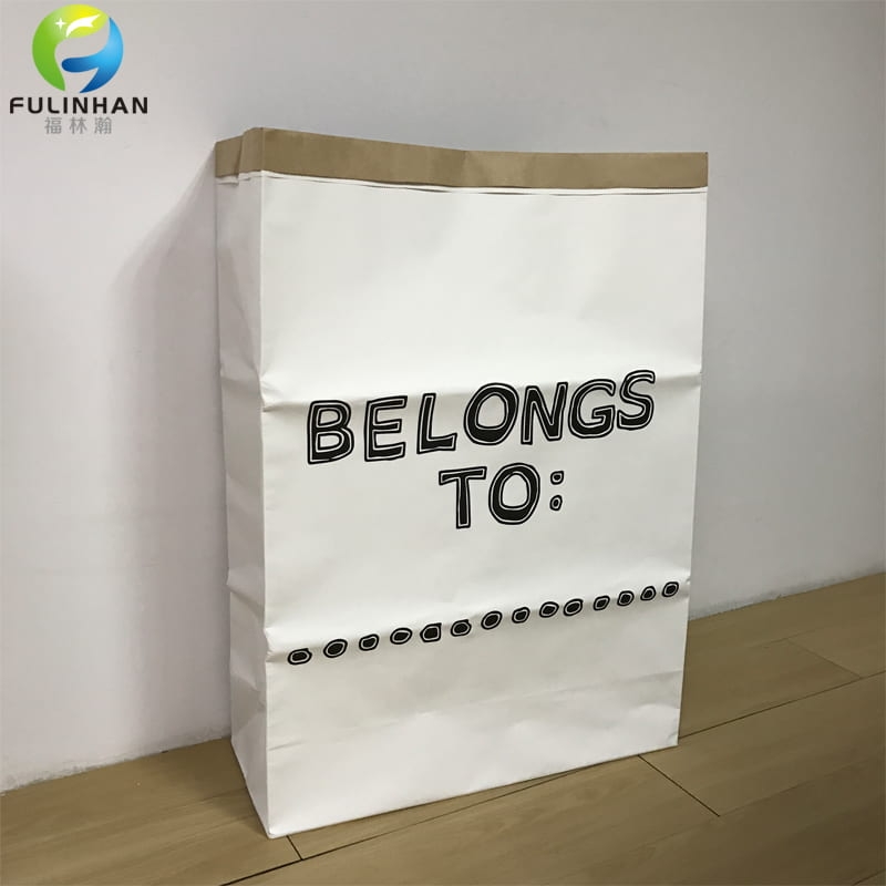 Kraft Paper Storage Bag Kids Toys storage Bag