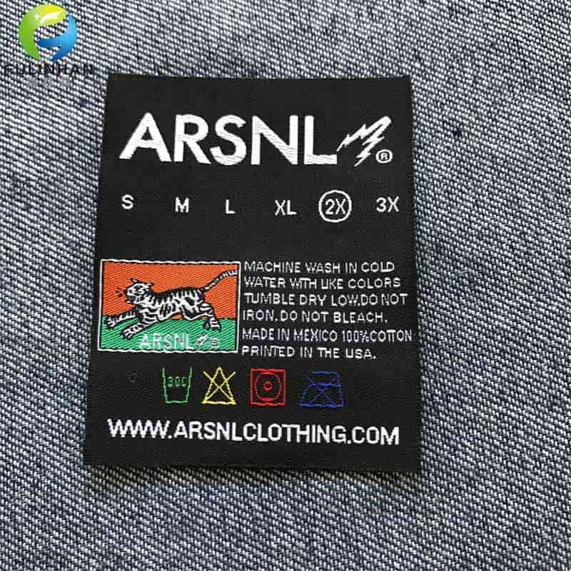 Clothing  woven neck labels