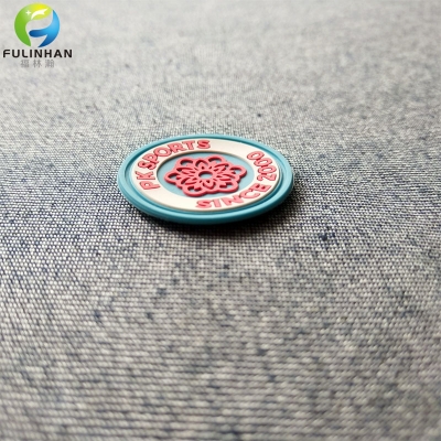 Floral Print Rubber Patches for Clothing