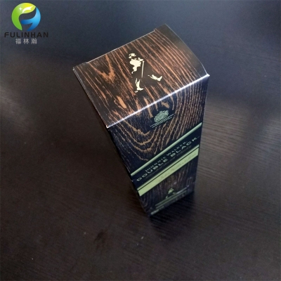 Wood Grain Paper Wine Packing Boxes