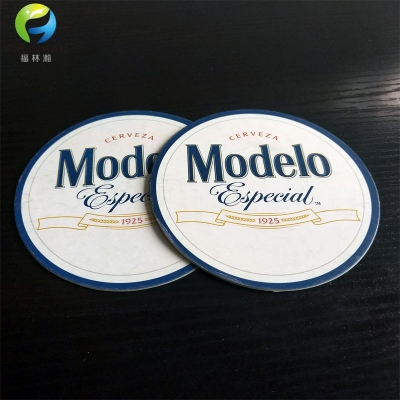 Custom Brand Logo Round Beer Coasters