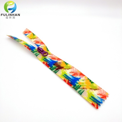 Custom Colourful Printing Waterproof Zippers