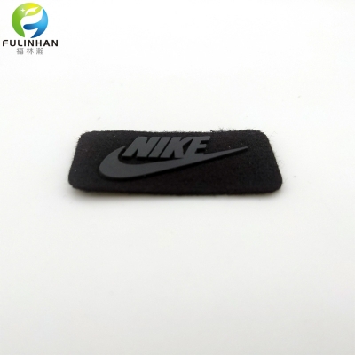 Custom Nike Brand Logo Microfiber Rubber Patch