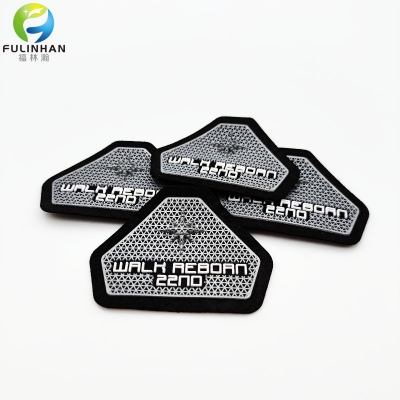 Custom Embossed Rubber Pattern Cloth Patch