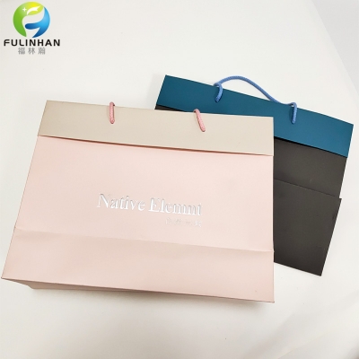 Custom Printed Double-Sided Paper Shopping Bags