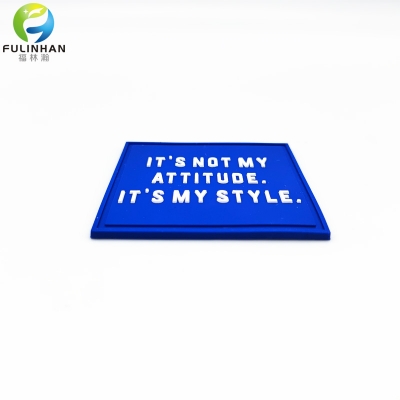 Wholesale Customized Raised Text Rubber Patches