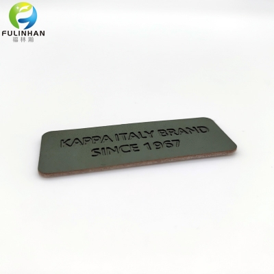 Custom Brand Leather Badges For Denim