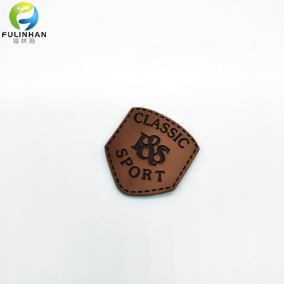 Wholesale Customized Brand Logo Leather Badges