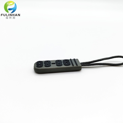 Double Sided Plastic Zip Pullers