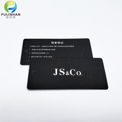 Custom Embossed Laminating Printing Hang Tags