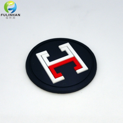 Wholesale Embossed Logo PVC Rubber Labels