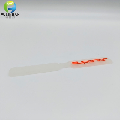 Sewed Clear Silicone Zip Puller Tabs