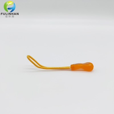 Orange Plastic Cord Pullers with Logos