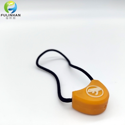 Plastic Logo Cord Pullers with Rope